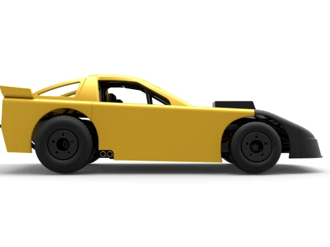 New Zealand Super Saloon race car Version 1 Scale 1 to 25 3D Print Model