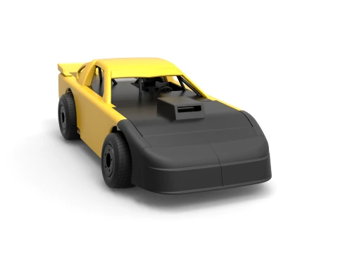 New Zealand Super Saloon race car Version 1 Scale 1 to 25 3D Print Model
