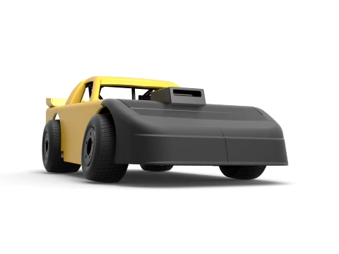 New Zealand Super Saloon race car Version 1 Scale 1 to 25 3D Print Model