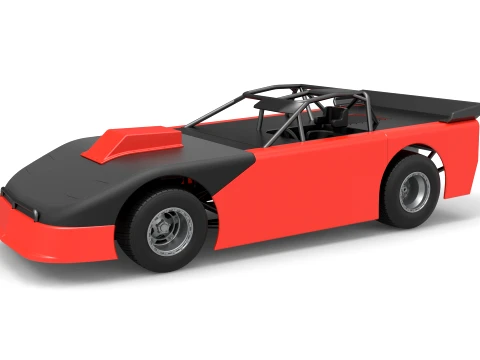 New Zealand Super Saloon race car Version 2 Scale 1 to 25 3D 打印模型