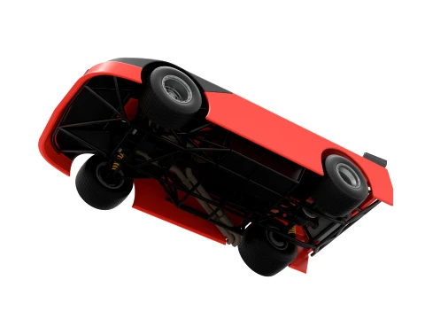 New Zealand Super Saloon race car Version 2 Scale 1 to 25 3D Print Model