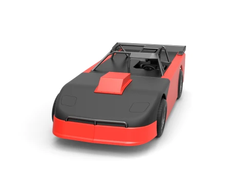 New Zealand Super Saloon race car Version 2 Scale 1 to 25 3D Print Model