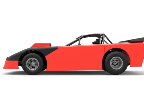 New Zealand Super Saloon race car Version 2 Scale 1 to 25 3D Print Model