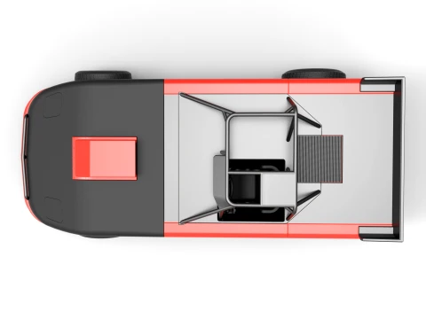 New Zealand Super Saloon race car Version 2 Scale 1 to 25 3D Print Model
