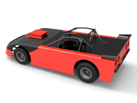 New Zealand Super Saloon race car Version 2 Scale 1 to 25 3D Print Model