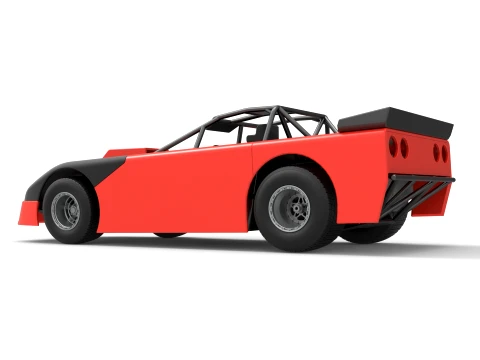 New Zealand Super Saloon race car Version 2 Scale 1 to 25 3D Print Model