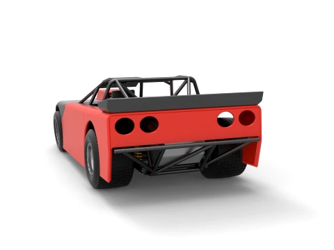 New Zealand Super Saloon race car Version 2 Scale 1 to 25 3D Print Model
