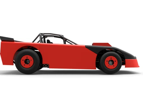 New Zealand Super Saloon race car Version 2 Scale 1 to 25 3D Print Model