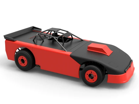 New Zealand Super Saloon race car Version 2 Scale 1 to 25 3D Print Model