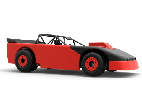 New Zealand Super Saloon race car Version 2 Scale 1 to 25 3D Print Model