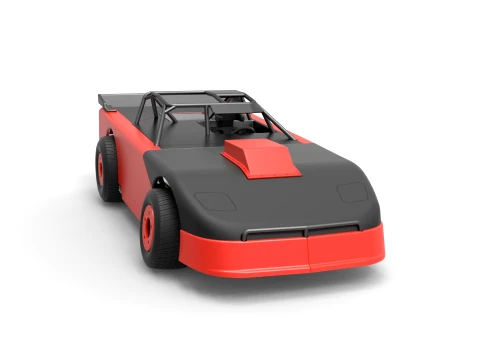New Zealand Super Saloon race car Version 2 Scale 1 to 25 3D Print Model