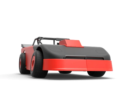 New Zealand Super Saloon race car Version 2 Scale 1 to 25 3D Print Model