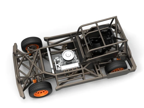New Zealand Superstock car Base Version 1 Scale 1 to 25 3D Print Model