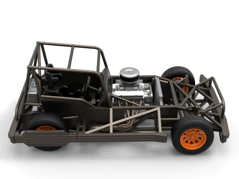 New Zealand Superstock car Base Version 1 Scale 1 to 25 3D Print Model