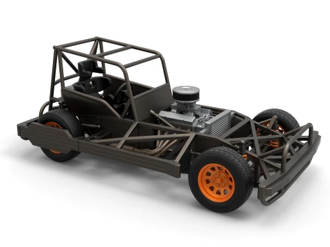 New Zealand Superstock car Base Version 1 Scale 1 to 25 3D Print Model