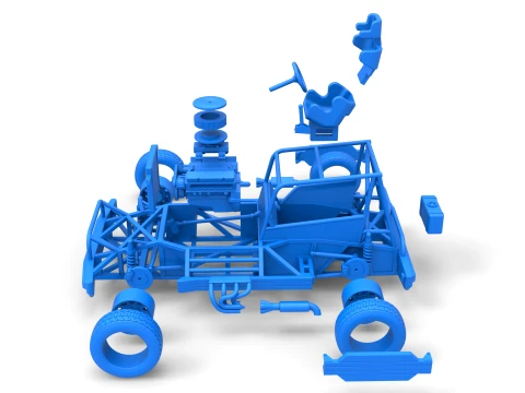 New Zealand Superstock car Base Version 1 Scale 1 to 25 3D Print Model