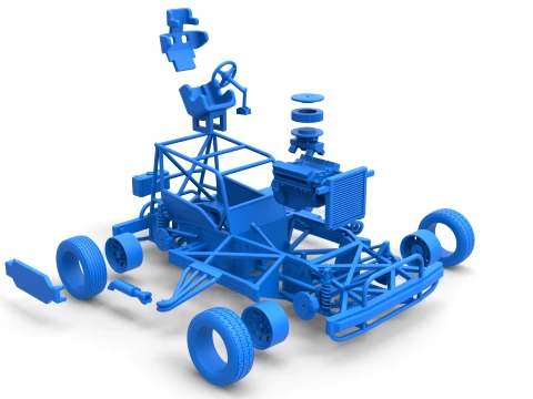 New Zealand Superstock car Base Version 1 Scale 1 to 25 3D Print Model