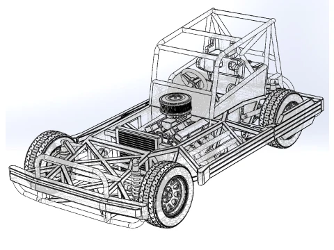 New Zealand Superstock car Base Version 1 Scale 1 to 25 3D Print Model