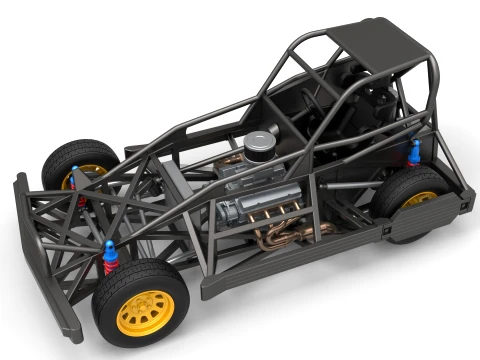 New Zealand Superstock car Base Version 2 Scale 1 to 25 3D Print Model