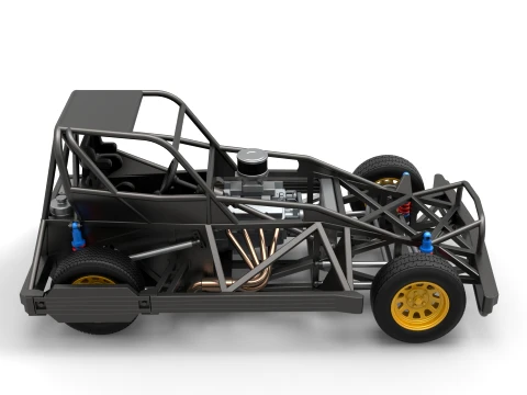 New Zealand Superstock car Base Version 2 Scale 1 to 25 3D Print Model