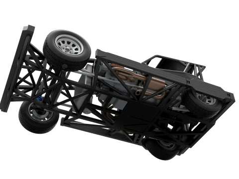 New Zealand Superstock car Base Version 4 Scale 1 to 25 3D Print Model