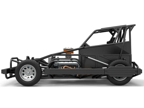 New Zealand Superstock car Base Version 4 Scale 1 to 25 3D Print Model