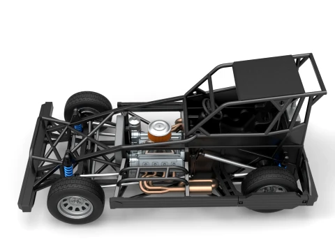 New Zealand Superstock car Base Version 4 Scale 1 to 25 3D Print Model