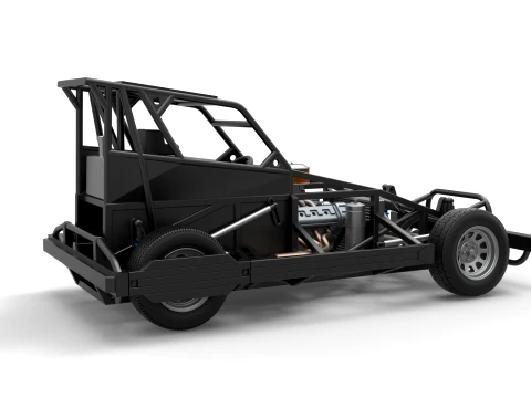 New Zealand Superstock car Base Version 4 Scale 1 to 25 3D Print Model