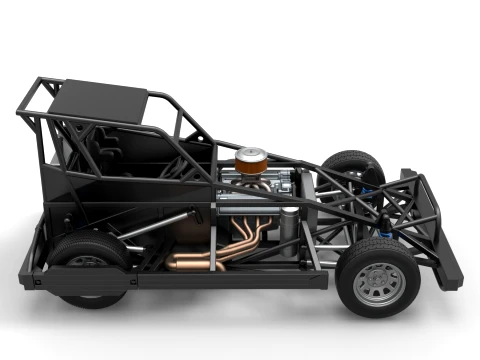 New Zealand Superstock car Base Version 4 Scale 1 to 25 3D Print Model
