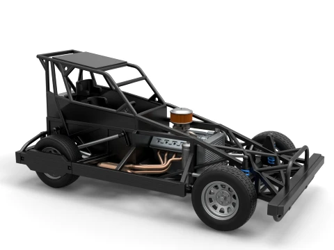 New Zealand Superstock car Base Version 4 Scale 1 to 25 3D Print Model