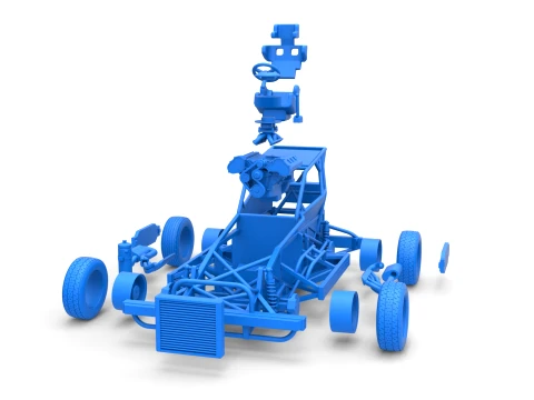 New Zealand Superstock car Base Version 4 Scale 1 to 25 3D Print Model