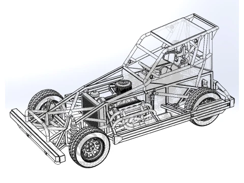 New Zealand Superstock car Base Version 4 Scale 1 to 25 3D Print Model