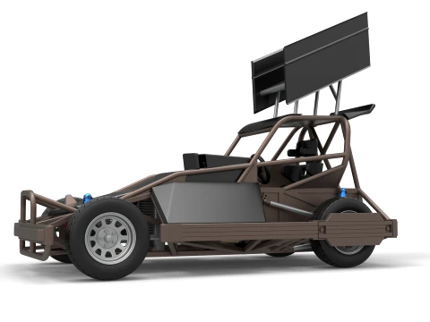 New Zealand Superstock car Version 2 Scale 1 to 25 3D Print Model