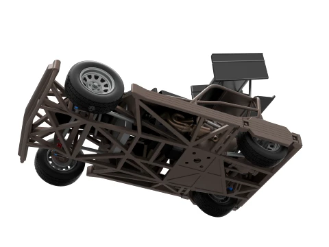 New Zealand Superstock car Version 2 Scale 1 to 25 3D Print Model