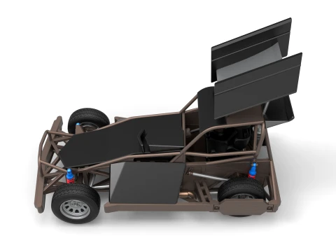 New Zealand Superstock car Version 2 Scale 1 to 25 3D Print Model