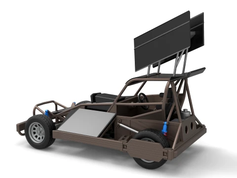 New Zealand Superstock car Version 2 Scale 1 to 25 3D Print Model