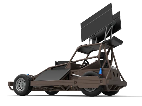 New Zealand Superstock car Version 2 Scale 1 to 25 3D Print Model