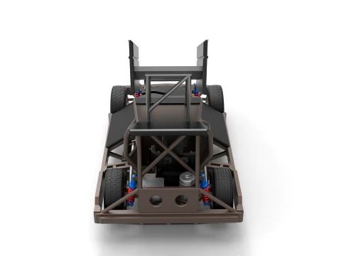 New Zealand Superstock car Version 2 Scale 1 to 25 3D Print Model