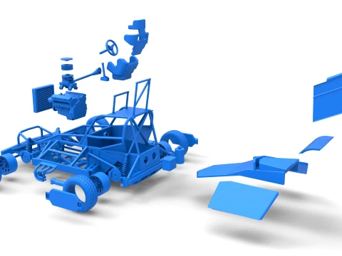 New Zealand Superstock car Version 2 Scale 1 to 25 3D Print Model