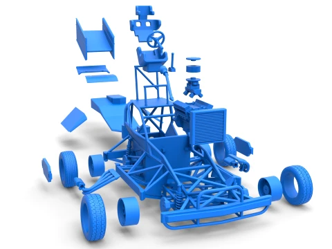 New Zealand Superstock car Version 2 Scale 1 to 25 3D Print Model