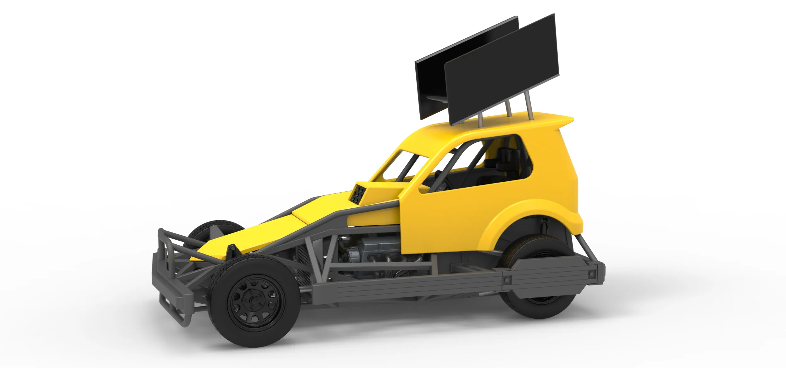 New Zealand Superstock car Version 5 Scale 1 to 25 3D Print Model .c4d .max .obj .3ds .fbx .stl .blend 