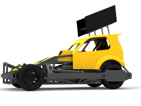 New Zealand Superstock car Version 5 Scale 1 to 25 3D Print Model