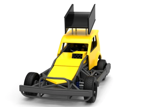 New Zealand Superstock car Version 5 Scale 1 to 25 3D Print Model
