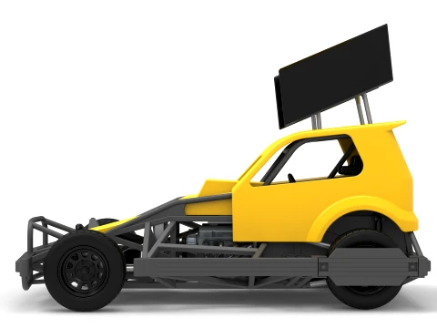 New Zealand Superstock car Version 5 Scale 1 to 25 3D Print Model