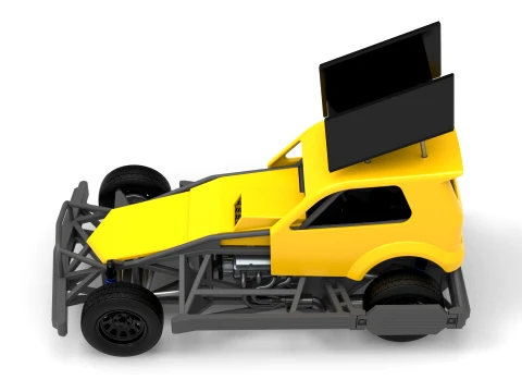New Zealand Superstock car Version 5 Scale 1 to 25 3D Print Model