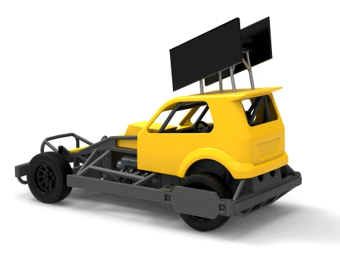 New Zealand Superstock car Version 5 Scale 1 to 25 3D Print Model