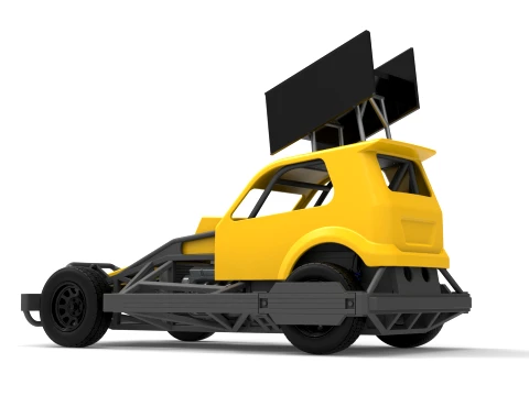 New Zealand Superstock car Version 5 Scale 1 to 25 3D Print Model