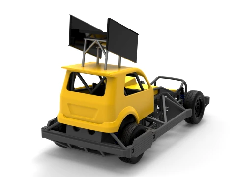 New Zealand Superstock car Version 5 Scale 1 to 25 3D Print Model