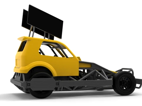 New Zealand Superstock car Version 5 Scale 1 to 25 3D Print Model