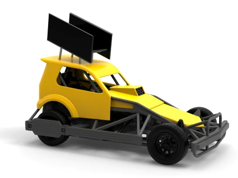 New Zealand Superstock car Version 5 Scale 1 to 25 3D Print Model